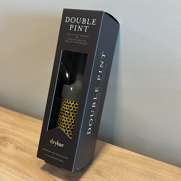 Drybar Double Pint Large 2.75" Ceramic Bar Round Hair Brush NEW IN BOX - Picture 2 of 3